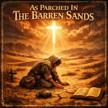 As Parched In The Barren Sands